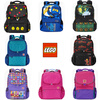 LEGO schoolbags for primary school students in grades 1-3-6 children's backpack Lightning Ninja large capacity lightening burden gift blue 20169