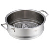 Momscook stainless steel steamer steamer double-ear steamer 304 steamer single layer steamer 24x9.5cm steamer (ZG2409N) 24cm