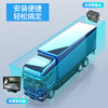 Yuba truck reversing image 12V24V harvester truck and bus display HD night vision waterproof camera probe