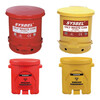 Huili's industrial hazardous waste combustion-proof acid and alkali resistant laboratory explosion-proof pedal fire-proof biochemical trash can 14-gallon biochemical trash can red WA8