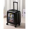Juntong children's suitcase can sit and ride children's suitcase boys and girls small suitcase cartoon trolley suitcase can be customized bright white 20 inches world travel zipper 20 inches