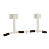 Huijashi pull-up device home horizontal bar indoor wall-mounted thickened punching boom hanging top-mounted fixed fitness single bar white adjustable