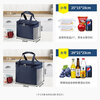 Leo Bailey Insulated Box Insulated Bag Lunch Box Handbag Lunch Box with Rice Aluminum Foil Thickened Waterproof Lunch Box Bag Black Large