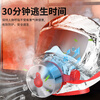 Quxing anti-virus and anti-smoke mask silicone luminous fire escape flame retardant 3C mask TZL30 filtering self-rescue respirator