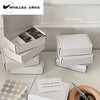 Ins style white airplane box plus hard Gu card packaging box small card card packaging box rectangular flat box white 15*10*4cm small size 5 pcs
