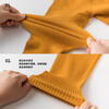 Hengyuanxiang baby cashmere sweater women's sweater autumn and winter pure cashmere pullover warm sweater light gray/middle collar 170
