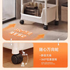 Gas high shelf mobile bookshelf trolley storage snack rack kitchen bedroom storage multi-layer simple small shelf with wheels