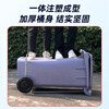 Baiyun Chaobao clean large outdoor sanitation hand push trash can 240L with cover can be hung with a box truck property community school large capacity commercial 120 liter pedal trash can with wheels 100 liter gray pedal