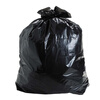 Senser Garbage Bag Extra Large Thickened Black Flat Mouth 100*120cm*50 Pack