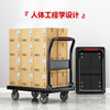 Leyou Baiyi small trolley flat trolley 110*65cm double tube load 1500 catties decoration moving small trailer transport truck small puller driver pull truck pull truck folding trailer