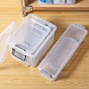 Yizhuanyuan Transparent Storage Box Desktop Sundries Office Stationery Storage Box Plastic Small Mini Box with Cover Rectangular Large (1 Pack)