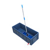 Large washing mop bucket rectangular mop bucket factory mopping bucket cleaning bucket large extended mop basin 100*40*34cm side arrangement with drainage hole