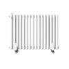 Ambrel household water injection electric radiator heating water heater radiator radiator household water heating new white smart 10-column heating 812 flat