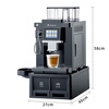 Irmafreda Elfeld coffee machine fully automatic grinding all-in-one milk foam extraction commercial freshly ground household American bean powder dual-purpose office professional espresso coffee machine office business use + intelligent temperature-adjusting refrigerator + ice machine + cup holder