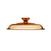 Corning Jingcai original glass pot lid 2.25 1.25 1.5 3.5 5L lid household transparent glass pot lid accessories 1.5L pot lid | Pot mouth diameter 17.5cm