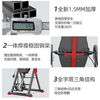 Functional inversion machine fitness equipment upside down traction auxiliary artifact inversion artifact home stretch lumbar spine flagship model / black and red - shoulder rest + dynamic air bag lumbar cushion