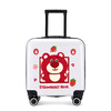Juntong children's suitcase can sit and ride children's suitcase boys and girls small suitcase cartoon trolley suitcase can be customized bright white 20 inches world travel zipper 20 inches
