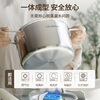 Three-headed eagle uncoated pure titanium steamer soup steaming stew multifunctional all-in-one household high temperature resistant special pot induction cooker universal pure titanium double layer soup steamer 24cm