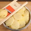 Hongfu potato slicer, potato grid wiper, grid knife, vegetable cutter, wave knife, flower cutting knife, potato grid wiper + hand protector