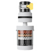 Baijie faucet filter rotatable faucet extender anti-splash faucet anti-splash head white 2 pieces + 10 filters