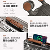 Langke German front-opening cover mother suitcase 20-inch aluminum frame new wide trolley travel and business trip men's cabin suitcase 24 gun gray - aluminum frame mother box (with shoe box + frosted anti-scratch + dual fast charging interface) 20-inch cabin case - can hold 15.6-inch computer