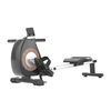 Kaosen Rowing Machine Home Magnetic Rowing Machine Silent Foldable Indoor Aerobic and Anaerobic Slim Fat Burning Sports and Fitness Equipment Black - Silent Foldable Bearing 300 Jin