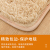 Budis high-end sherpa living room bedroom carpet light luxury solid color home sofa coffee table thickened non-slip plush bedside blanket sherpa - beige 80*200CM