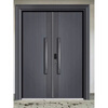 Vinoa Chinese villa door double door double door ready-made double door new courtyard door fluorocarbon paint No. 1 sea stone blue