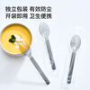 Disposable spoons made in Tokyo, individually packaged 55 pieces, food-grade spoons, takeaway dessert ice cream spoons