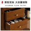 Jieshunxing tea cabinet office tea cabinet storage rack household tea cabinet tea table table side cabinet tea tea set storage storage cabinet without drawer single door three layers 35 long