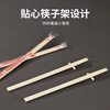 SHUANG YU Disposable Chopsticks Thick and Long 5.5 Round Chopsticks 100 Pairs Independently Packed Red Wedding Chopsticks Convenient and Hygienic Bamboo Chopsticks