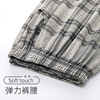Langsha men's pajamas men's autumn and winter 100% cotton 7A antibacterial and anti-mite loose large size can be worn outside home clothes set