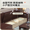 Chinese family purple sandalwood solid wood sofa combination living room winter and summer dual-purpose sofa new Chinese style storage furniture 1+1+3+coffee table