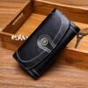 Viney cowhide wallet women's long large capacity multi-card slot multi-functional clutch bag simple light luxury student coin purse women black retro leather wallet wallet card holder