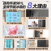 Hualing Refrigerator Midea produced state-subsidized side-to-side double-door household energy-saving first-class energy-efficiency air-cooled frost-free and odor-free ultra-thin large-capacity refrigerator HR-589WKP