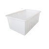 Thickened tendon plastic PE water tank tank aquaculture textile push cart storage nylon turnover box plastic basket 50 liter box (594432)