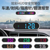 Fengqu 2025 new electronic dog radar speed alarm car colorful HUD display driving safety warning instrument colorful seven-color GPS + Beidou dual mode free car charger