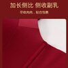 Maohuo Thin Year of the Horse Underwear Without Wires Push-Up Small Breasts Wedding Year of the Year Red Bra Set Valentine's Day Gift for Women Red Gift Box 75B =34B