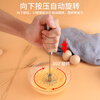 Zhengci Palace egg beater manual press type egg beater household semi-automatic egg beater press artifact stirring small small press rotating type egg white separator