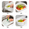Lustro ware original imported washbasin, vegetable basin, silver ion fruit basin, plastic drain basket, multi-functional vegetable basket, drain basin (made in Japan) K-1649
