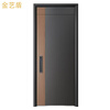 Jinyi Dun Door Industry (A06 Jinrui) Class A safety door carved aluminum plate wood grain color matching supports private customization A06 Jinrui single door
