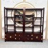 Old ship wood Bogu rack Chinese style solid wood wine cabinet tea rack multi-functional partition floor-standing storage rack display cabinet bookshelf 1.1 meter long Bogu rack 1