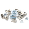 Jinchao T-type nut 20/30/40/45 type European standard aluminum profile slider shrapnel nut ship type hammer head national standard European standard T type 20 type-M4 (50 pieces)