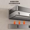 MICOE bathroom shelf stainless steel punch-free toilet sink kitchen storage wall-mounted bathroom shelf