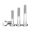 Tianzhuo Hardware thick rod half thread screw 316 stainless steel external hexagonal bolt half thread half buckle screw screw M6M8M10-M30 M6*35 thread length 18-10 pieces