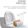 Wall row toilet rear drainage side row small apartment left and right row horizontal row large diameter direct flush household toilet seat D type snow crystal nano glazed left drainage wall row other/other