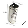 Craftsman Time 304 stainless steel hangable chopstick barrel with cover chopstick barrel chopstick basket chopstick cage storage rack kitchen supplies chopstick barrel without cover