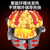 Hongyi Western Kitchen popcorn machine commercial new stall Internet celebrity small electric popcorn puffing machine stainless steel corn popcorn machine fully automatic spherical popcorn machine popcorn machine cart/with wheels