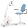 Jason horizontal exercise bike, active and passive training of upper and lower limbs for the elderly, stroke and hemiplegia rehabilitation training equipment, bicycle R17, self-installed, electric model + left foot protective gear