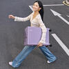 Mei travel suitcase 24-inch wide trolley large capacity suitcase NB1 purple